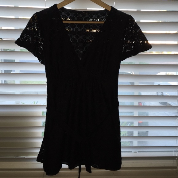Black lace top