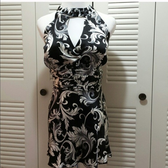 WHBM High jeweled neck halter