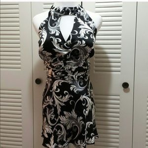 WHBM High jeweled neck halter