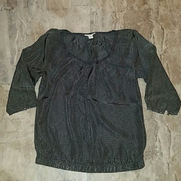 Calvin Klein Gray Dress Top