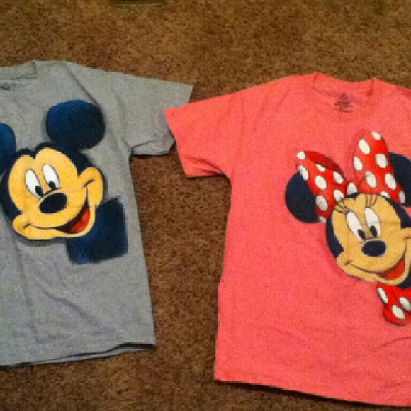 His & Hers Mickey/Minnie Tees