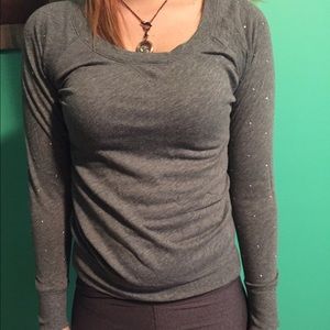 Victoria secret/PINK Gray long sleeve shirt