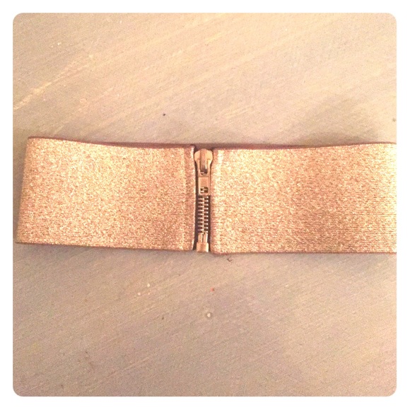 American apparel Silver sparkle belt