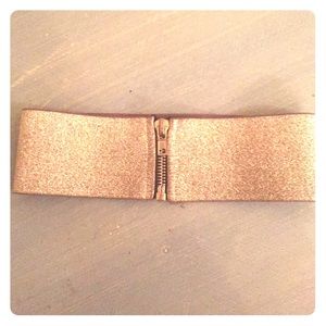 American apparel Silver sparkle belt