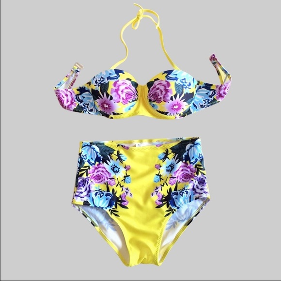 Brand new high waist swim suit