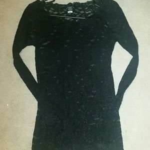 Lace long sleeve top