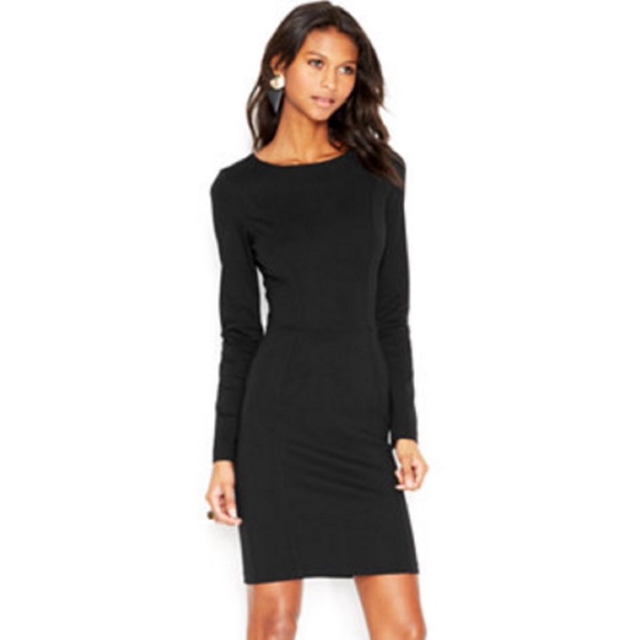 Bar lll black long sleeve body con dress!