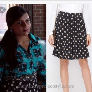 Ann Taylor polka dot skirt size 4
