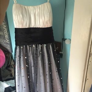 Strapless sparkle dress