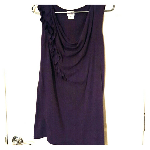 Purple maternity top