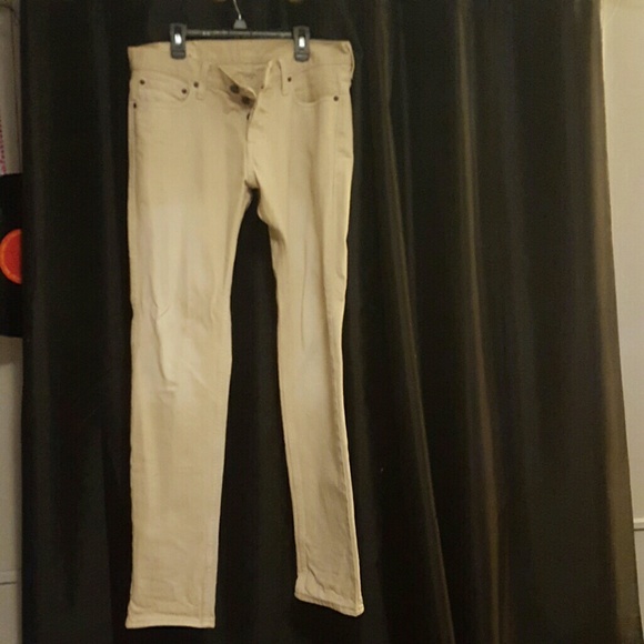 Mens tan hollister jeans