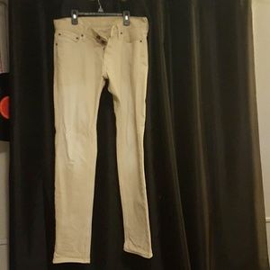 Mens tan hollister jeans