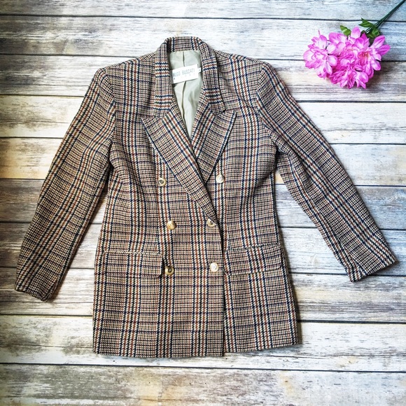 MOVING SALE🚛 Hugo Buscati Thick Plaid Coat ❤️ - Picture 2 of 4