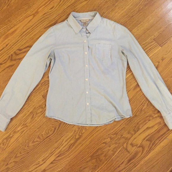 Arizona stripe button down shirt (Juniors Large)