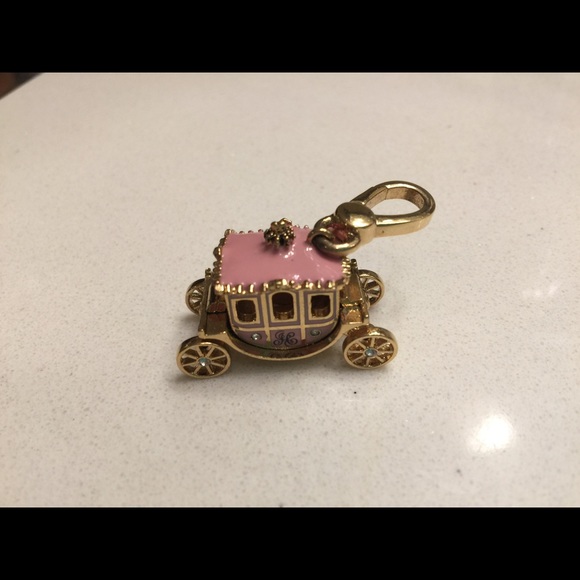 Juicy couture Pink carriage charm