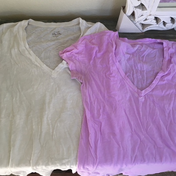 2 jcrew vintage tees