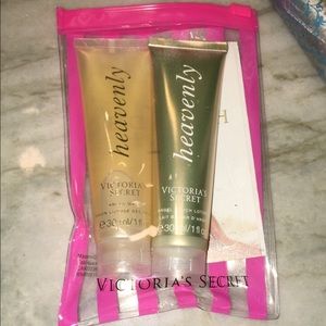 VS heavenly travel lotion and body wash