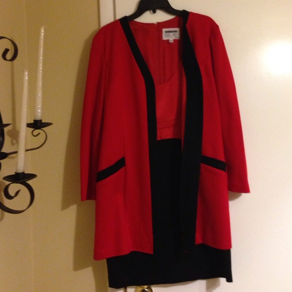 lois snyder DANI MAX petite dress/ blazer combined