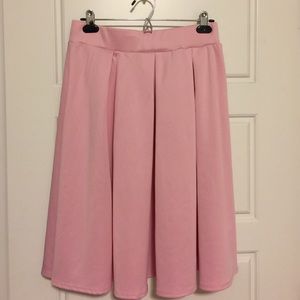 Bubblegum pink skirt