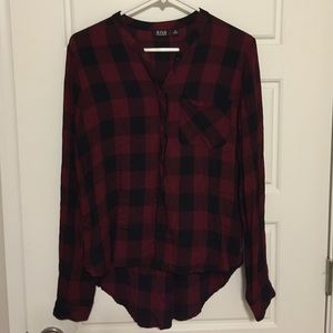 Buffalo plaid top