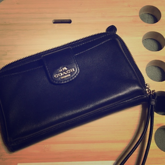 Black coach wallet