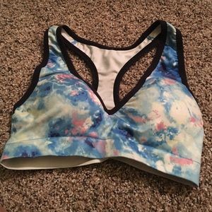 PINK PUSH-UP SPORTS BRA