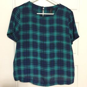 Plaid Top