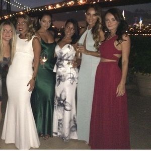 Fame and partners two piece gown!