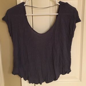 Free people open back top