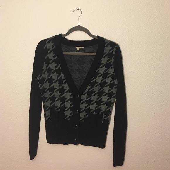black vintage wool cardigan