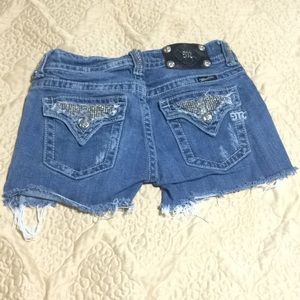 miss me cropped shorts