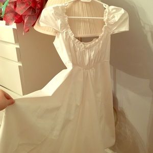 White Cotton Miu Miu Summer Dress