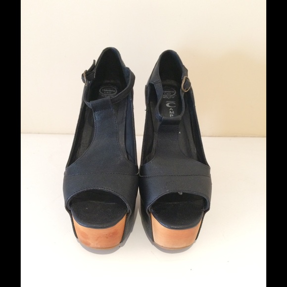 Jeffrey Campbell Black Foxy platform