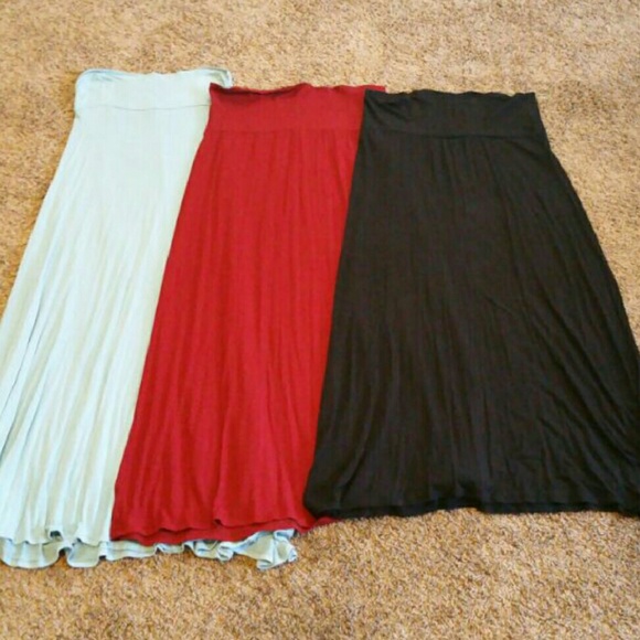 ***SOLD***3 Maxi Skirts XL