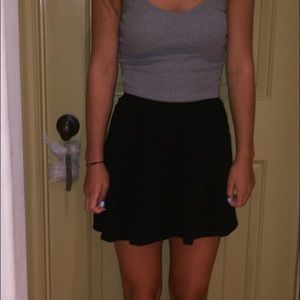 BLACK SKATER SKIRT