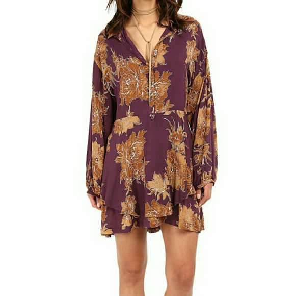 Free People Dresses & Skirts - Free People Shake it Printed Shirt Dress * NEW *