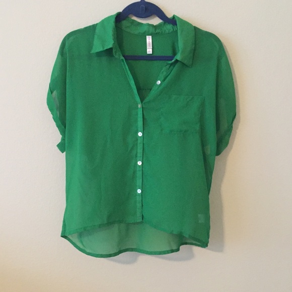 Green Blouse from Target - Picture 1 of 2