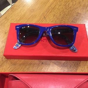 Ray-Ban RB2140 royal blue sunglasses