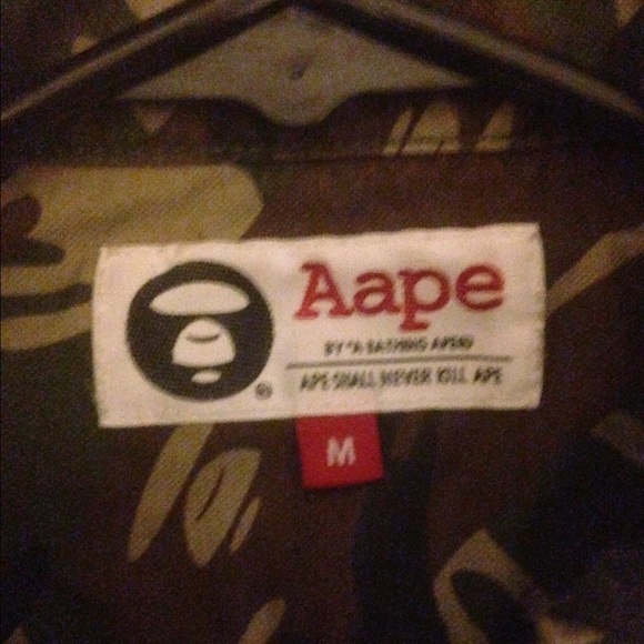 Vintage bape button up - Picture 2 of 3