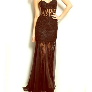 Strapless Prom Dress JVN98603 Jovani