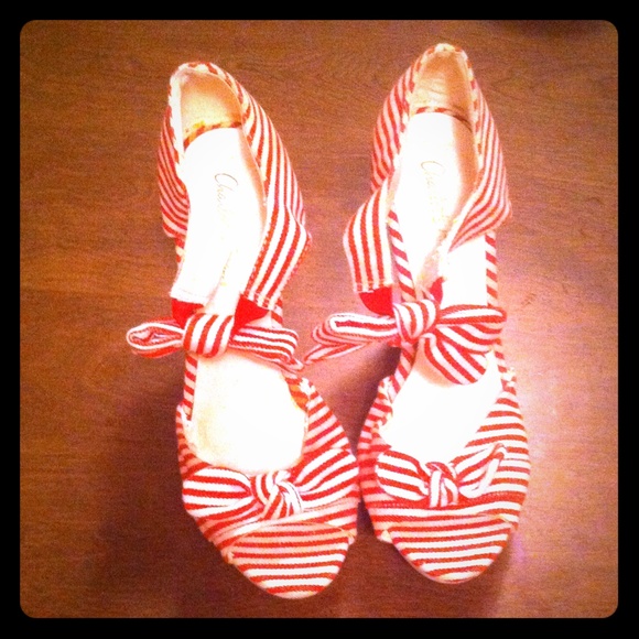Charlotte Russe "Candy Striper" Red&White
