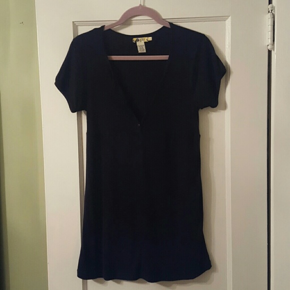 Navy blue very soft long shirt
