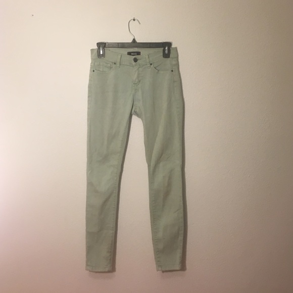 mid-rise mint green BDG jeans