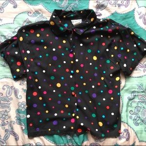 Funky Vintage Button Up