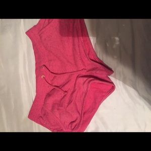 Pink and black juicy couture shorts