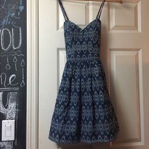 Faux denim dress!