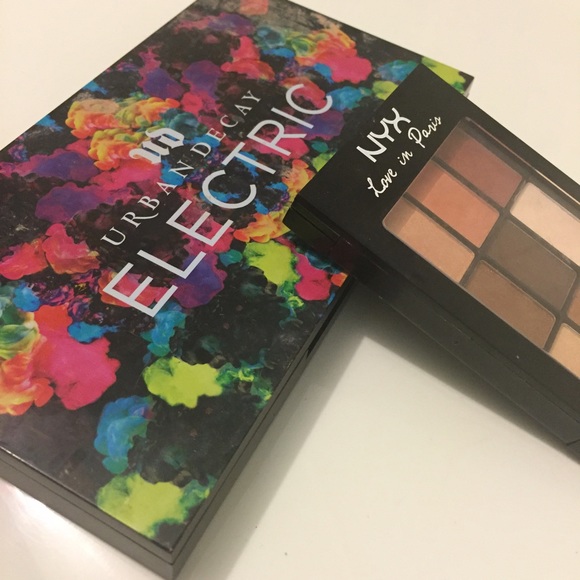 Electric palette and NYX love in Paris palette!