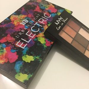 Electric palette and NYX love in Paris palette!