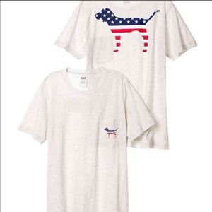 TRADED‼️ VS PINK Americana Campus Tee