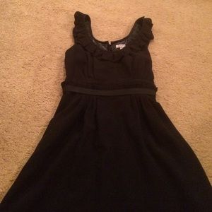 Leifsdottir Black Ruffle Dress
